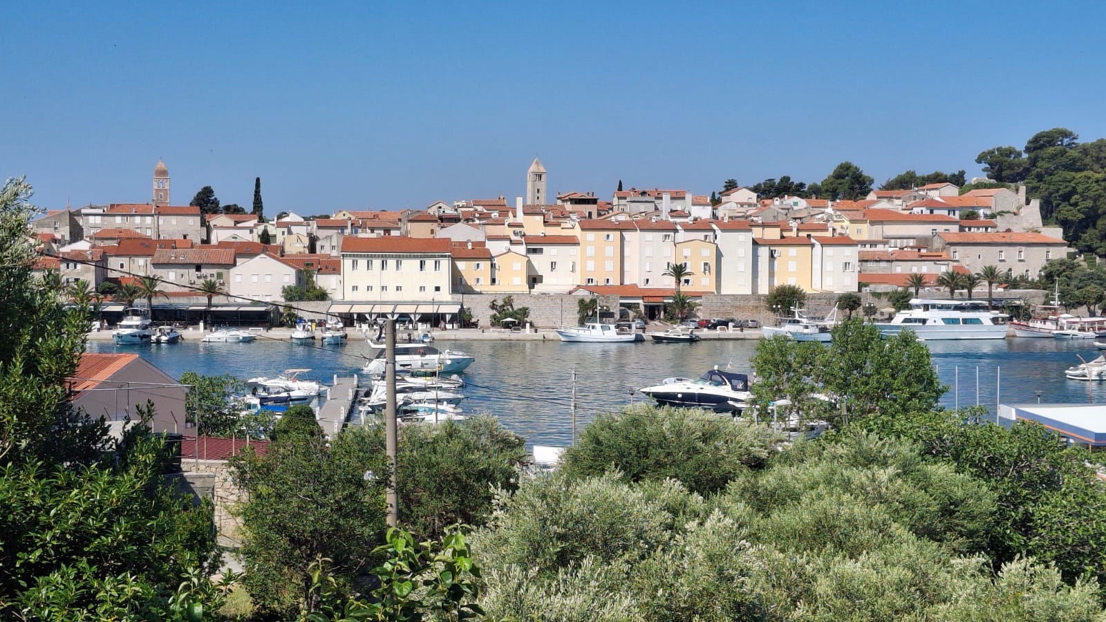 The historic town of Rab